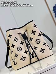 LV Nano Bucket Bag M23080 Size 26x26x17cm - 4