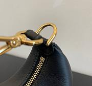 Fendi Fendigraphy fuchsia leather black mini bag 16.5*14*5cm - 4