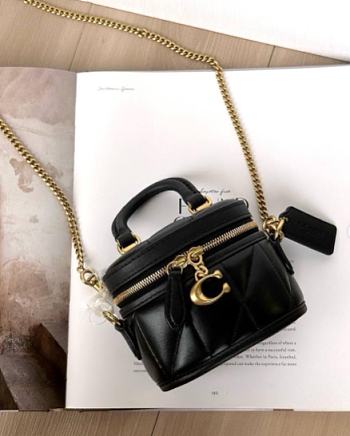 Coach Trail Crossbody Bag 12 With Pillow Quilting Size: 11.5 x 9 x 7.5cm 