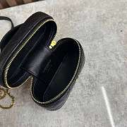 YSL Gaby Micro Vanity Bag In Lambskin White 12x8x4cm - 3