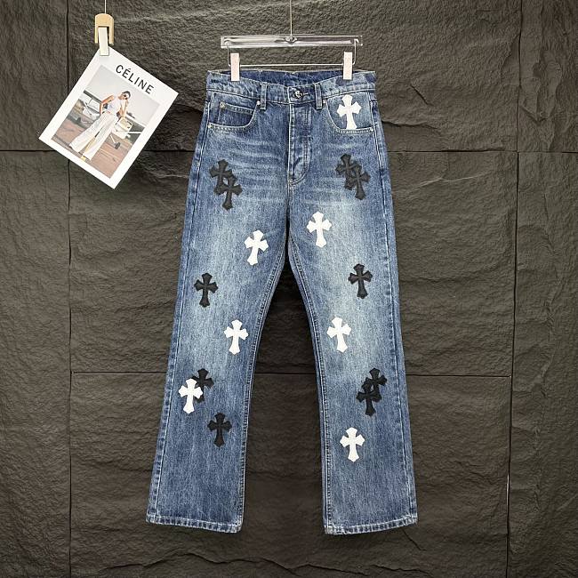 Chrome Hearts 2026 New Black and White Cross Patchwork  - 1