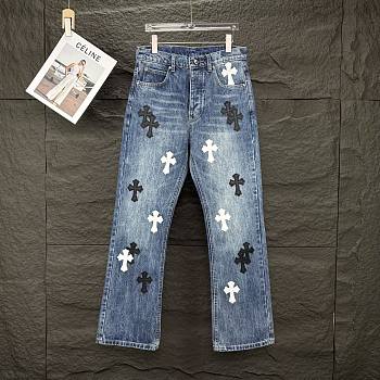 Chrome Hearts 2026 New Black and White Cross Patchwork 