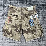 Gallery dept Camouflage Patchwork Distressed Shorts - 6
