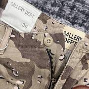 Gallery dept Camouflage Patchwork Distressed Shorts - 3