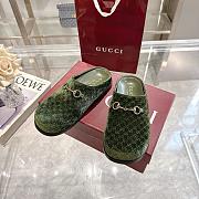Gucci pattern mules Green - 6