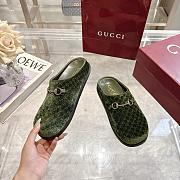 Gucci pattern mules Green - 3