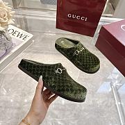 Gucci pattern mules Green - 2