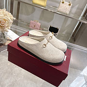 Gucci pattern mules White - 5