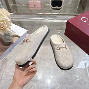 Gucci pattern mules White - 4