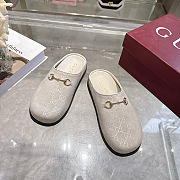 Gucci pattern mules White - 3