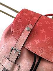 Louis Vuitton Christopher MM in Monogram Pigment canvas 41 x 48 x 13 cm - 2