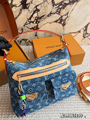 Louis Vuitton denim bag Baggy 30*24cm - 1