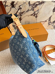 Louis Vuitton denim bag Baggy 30*24cm - 6