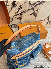 Louis Vuitton denim bag Baggy 30*24cm - 5