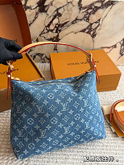 Louis Vuitton denim bag Baggy 30*24cm - 4