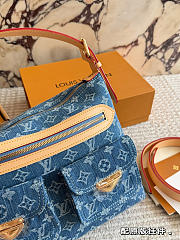 Louis Vuitton denim bag Baggy 30*24cm - 3