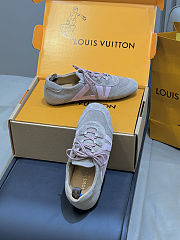 Louis Vuitton Sneakerina Monogram Brown Pink  - 4