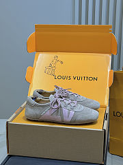 Louis Vuitton Sneakerina Monogram Brown Pink  - 2