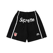 Supreme Umbro Knit Soccer Short Black - 1