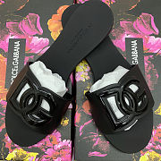 Dolce & Gabbana Bianca Black slides - 1