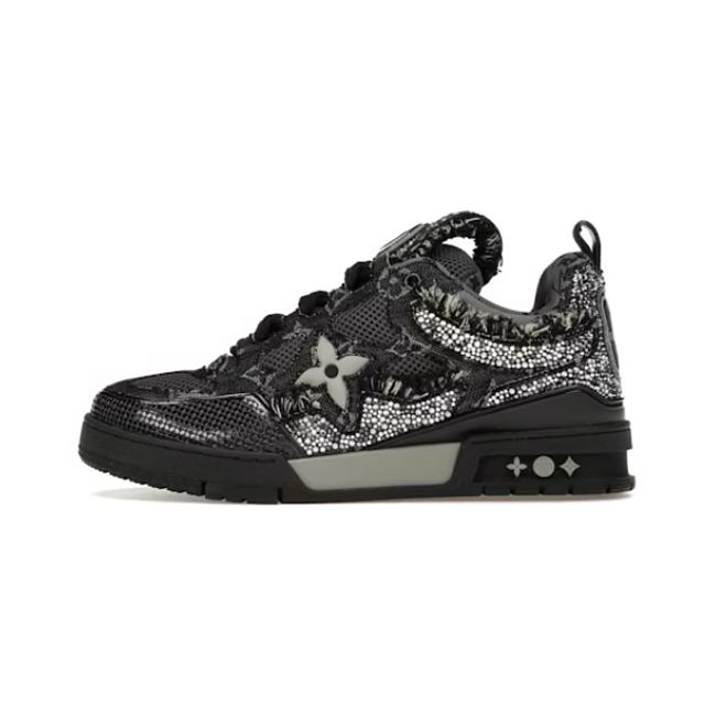 Louis Vuitton Skate Trainer Black Swarovski Monogran 1ABMHV - 1