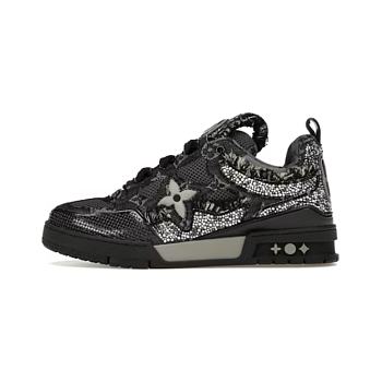 Louis Vuitton Skate Trainer Black Swarovski Monogran 1ABMHV