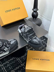 Louis Vuitton Skate Trainer Black Swarovski Monogran 1ABMHV - 4