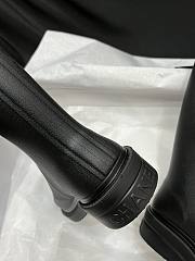 Chanel Rubber Rain Boots Black G39620 - 6