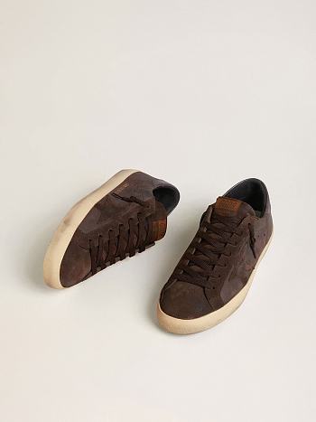 Golden Goose Men's Super-Star LTD in brown nubuck