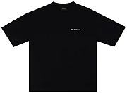 Balenciaga Oversized T-shirt Black - 1