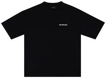 Balenciaga Oversized T-shirt Black