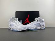 Air Jordan 5 Retro White Metallic (2026) (GS) HQ7980-103 - 2