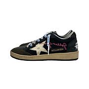 Women's Ball Star in Nappa with Sliver Star and Glitter Heel Tab - 1