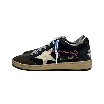 Women's Ball Star in Nappa with Sliver Star and Glitter Heel Tab