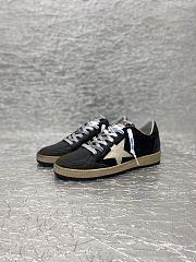Women's Ball Star in Nappa with Sliver Star and Glitter Heel Tab - 5