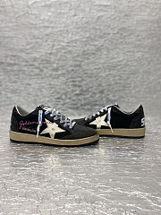 Women's Ball Star in Nappa with Sliver Star and Glitter Heel Tab - 4