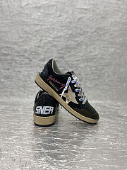 Women's Ball Star in Nappa with Sliver Star and Glitter Heel Tab - 2