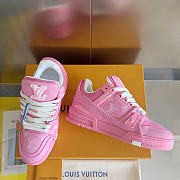 Louis Vuitton Trainer Sneakers in a pink colorway - 6