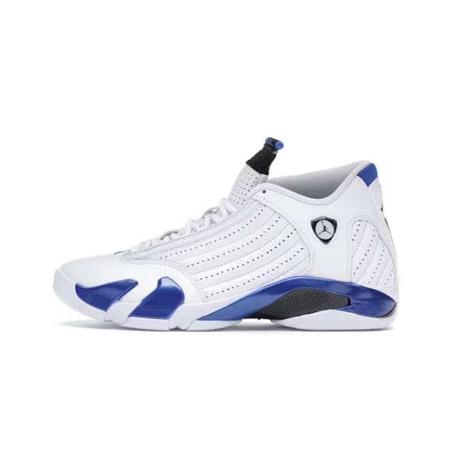 Air Jordan 14 Retro White Hyper Royal 487471-104 - 1