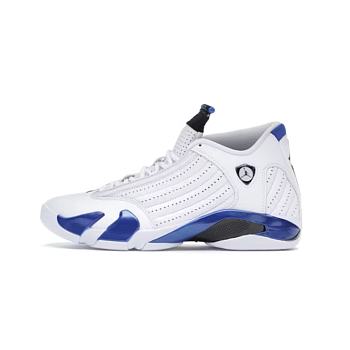Air Jordan 14 Retro White Hyper Royal 487471-104
