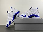 Air Jordan 14 Retro White Hyper Royal 487471-104 - 2