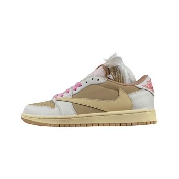 Air Jordan 1 Retro Low OG SP Travis Scott Sail Shy Pink DM7866-106