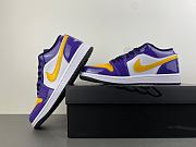 Air Jordan 1 Low SE Lakers IQ9389-547 - 2