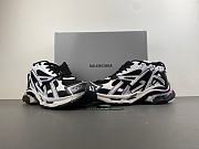 Balenciaga Runner LED White Black White 677403W3RB29010 - 2
