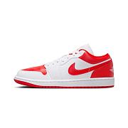 Air Jordan 1 Low White Chile Red (Women's) DC0774-110 - 1