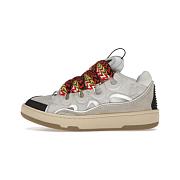 Lanvin Leather Curb White Black Gum (Women's) FW-SKDK02-DRA2-A2100 - 1