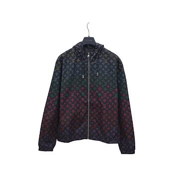 Louis Vuitton New Floral Gradient Print Windproof Jacket