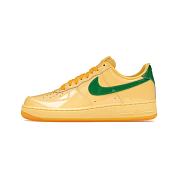 Nike Air Force 1 Low Patent Leather Topaz Gold Pine Green IO4489-700 - 1