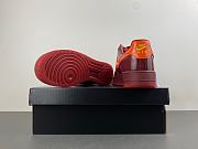 Nike Air Force 1 Low Patent Leather Dark Team Red Safety Orange IO4489-601  - 2