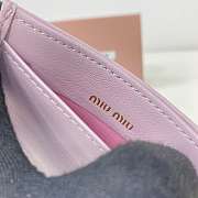 Miu Miu Matelassé nappa leather card holder 5MC076_AFPP_F0E18 8x10.5 cm - 5